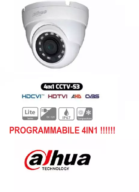 Telecamera Videosorveglianza Hd Hdcvi Dome Dahua Professionale 1 Mpx 720P