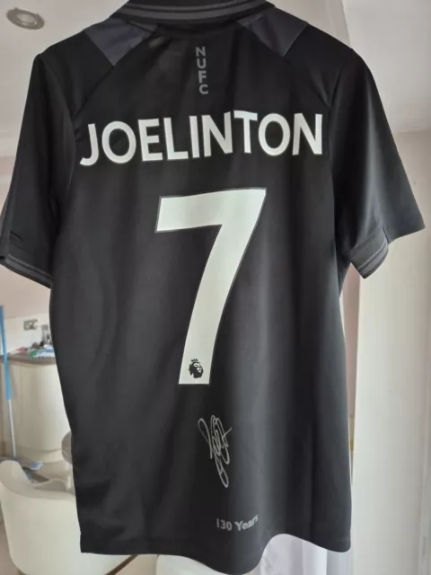 Signed Joelinton Newcastle Commemerative Shirt