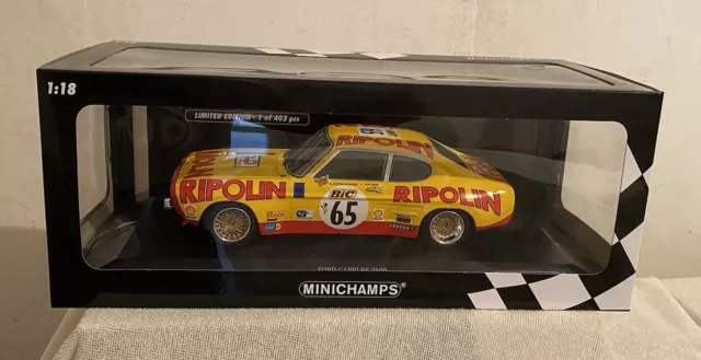 Ford Capri RS 2600 #65 „Tour de France 1972“ - 1/402 Stück - Minichamps 1:18