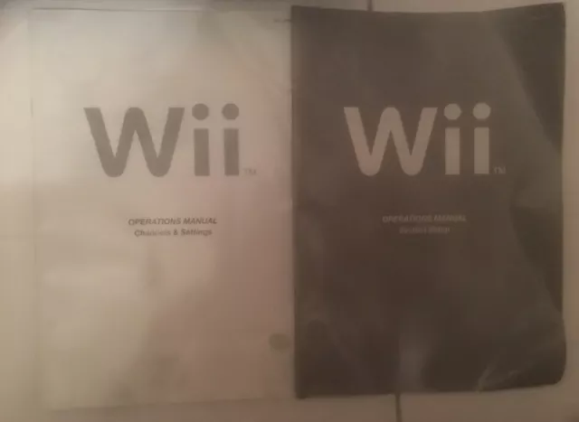 Nintendo Wii Operations Manual - System Setup + Channels and Settings