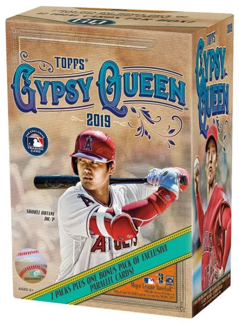 2019 Gypsy Queen Baseball Trading Card BLASTER Box [7 Packs Plus 1 Bonus Pack]