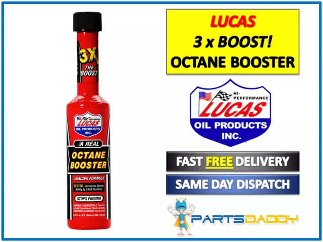 LUCAS OIL PERFORMANCE RACING FORMULA FUEL PETROL OCTANE BOOSTER 444ml NEW #40026