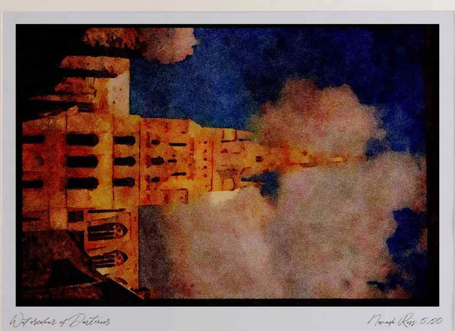 597030 Norwich Cathedral England Limited Edition Watercolour Print
