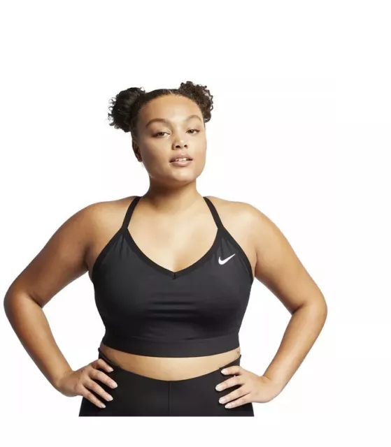 Nike Girl's Indy Seamless Sports Bra (Girls 7-16) - Light Smoke