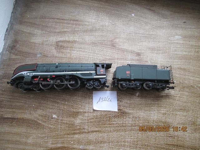 JOUEF SNCF 232 U1 Locomotive à Vapeur H0 en Plastique - Verte (8249) EUR 185,00 - PicClick FR