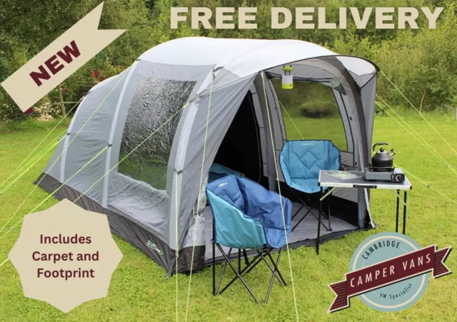 Outdoor Rev Camp Star 350 Air Tent Package With Carpet & Postage *Free P&P*