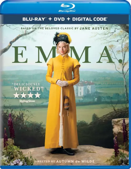 Emma (2020) (Blu-ray) Anya Taylor-Joy Johnny Flynn Bill Nighy