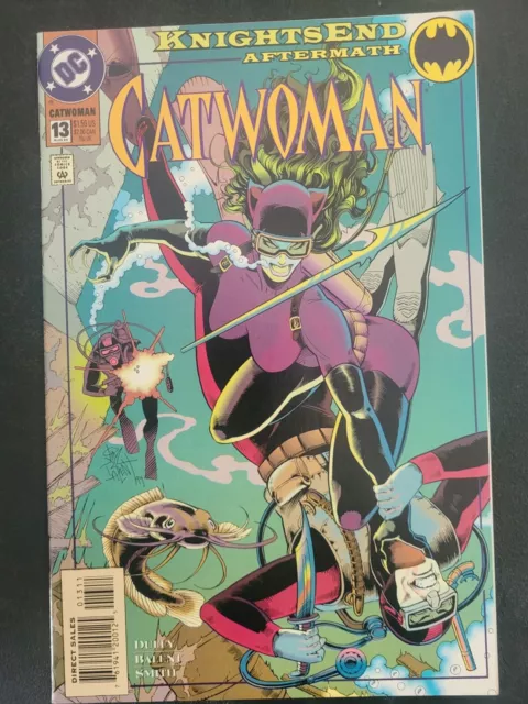Catwoman #13 (1994) Dc Comics Knightsend Aftermath! Jo Duffy! Jim Balent Art!