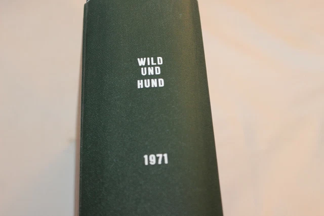 WILD UND HUND Año 1971 Encuadernado