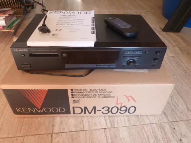 lecteur Minidisc MD Kenwood DM3090 - comme neuf complet en boite