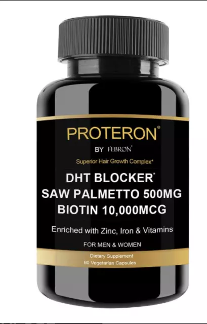 Febron DHT BLOCKER Hair Growth Pills To Prevent Hair Loss & Stimulate Growth USA