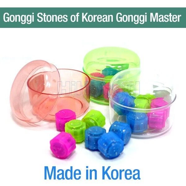 ZOSIGN Jeu Gonggi Coréen – 5 Pierres De Couleurs – Boîte De Transport – Dès 6 Ans – Cadeau Éducatif Pour Coordination Œil-Main – Solo Ou Multijoueur