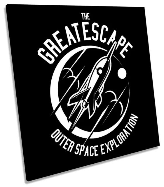 The Great Escape Outer Space Picture CANVAS WALL ART Square Print
