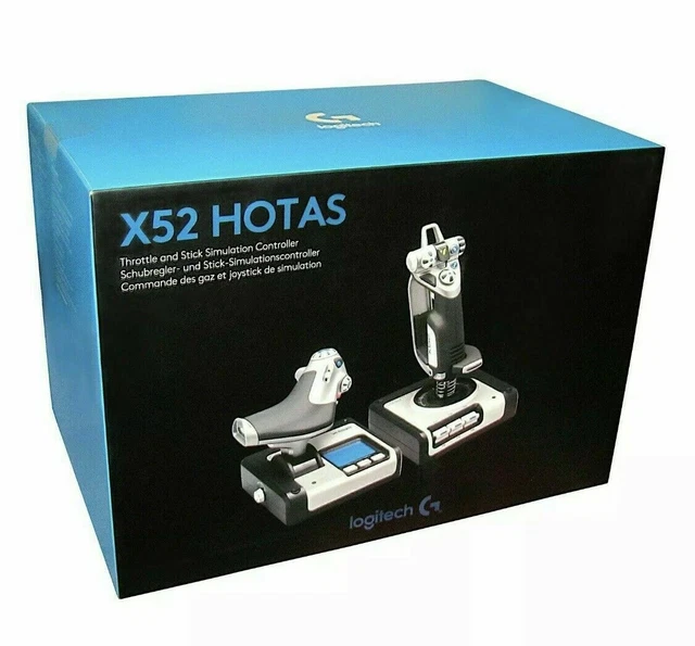 Logitech X520 LOGITECH X52 H.O.T.A.S Throttle And Stick Hotas Controller Graphite Off ...