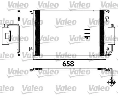 VALEO (817648) Kondensator Klimaanlage für OPEL