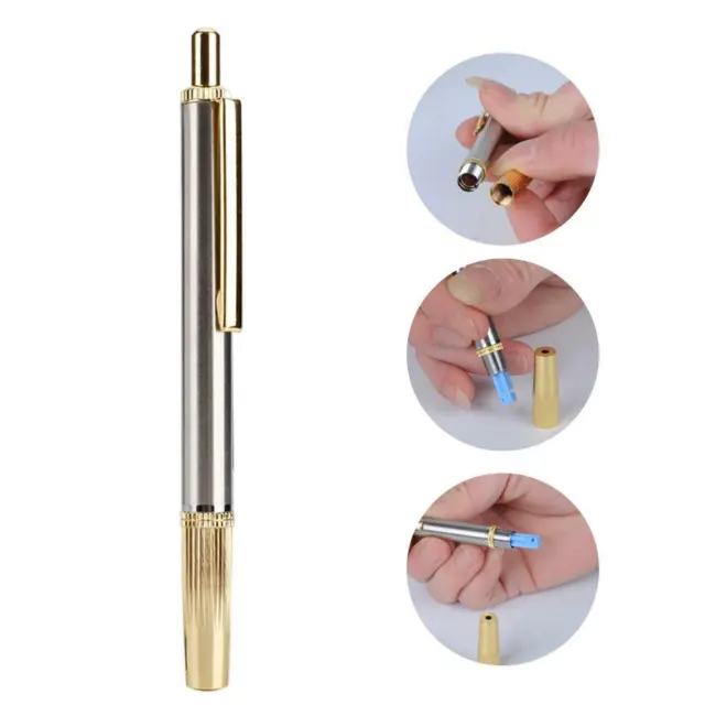 Painless Stainless Steel Lancing Pen Cupping Acupuncture Massage for Blood Test