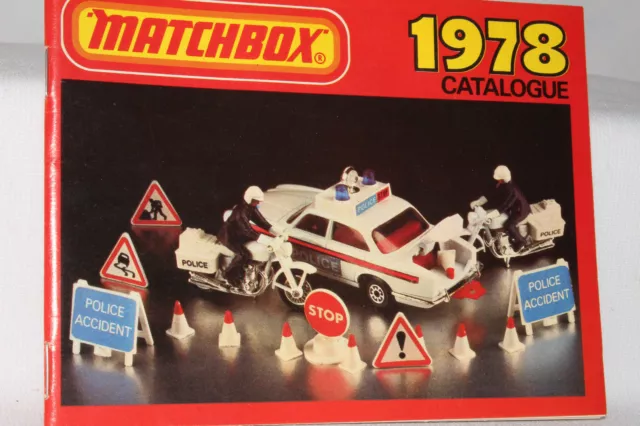 Matchbox Superfast Toys, 1978 Collectors Catalog, Original