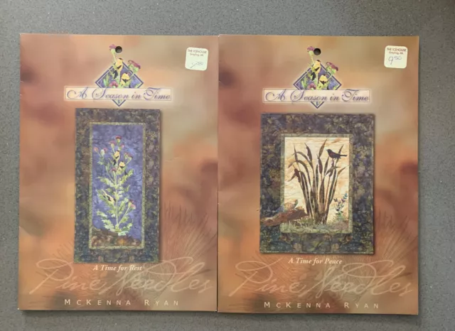 A Season in Time McKenna Ryan Quilt Pattern Time For Rest & For Peace Lot 2 Bird