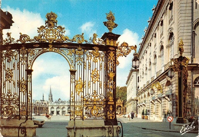 NANCY - Place Stanislas - Jean Latour Grid, St. Epvre Church Bell Tower