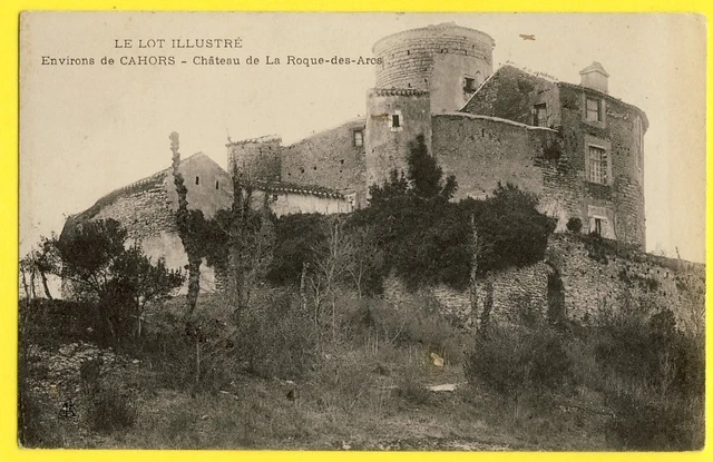 cpa written in 1906 CHÂTEAU de LAROQUE des ARCS (Lot)