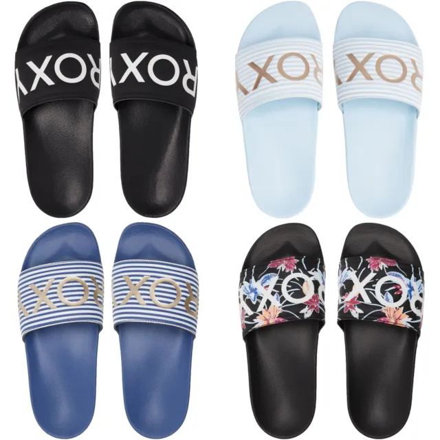 Roxy Womens Slippy Summer Beach Pool Sandals Thongs Flip Flops Slides Sliders