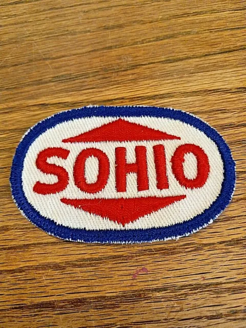 VINTAGE Embroidered Automotive Gasoline Patch UNUSED - SOHIO 3"
