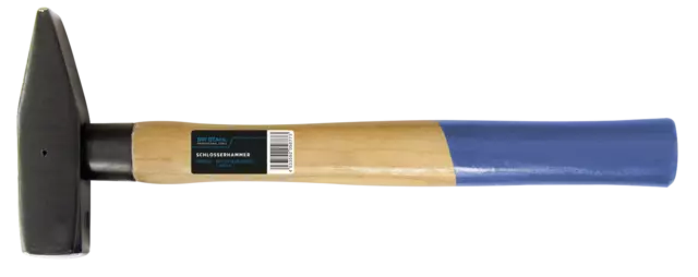 Sw- Acier Marteau Schlosserhammer Protection de Tige Manche en Bois 1000 Grammes
