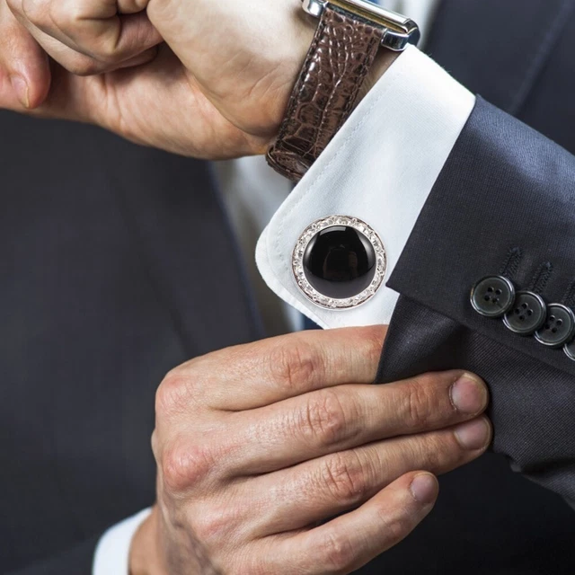 2 Copribottoni Da Uomo In Rame Galvanizzato, Per Gemelli E Polsini, Abiti Formali, Matrimoni, Smoking, Facili Da Applicare, Regalo Unisex