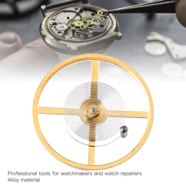 8205 Watch Movement Balance Wheel Alloy Full Swing Hairspring Watch Repair DGD