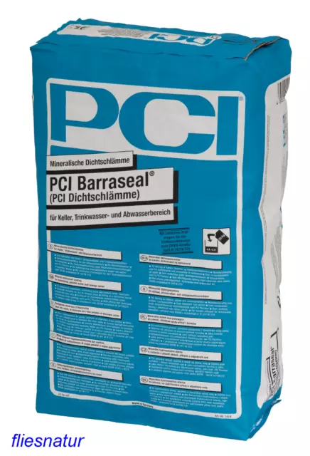 PCI Barraseal 25 kg Dichtungsschlämme Mineralisch Keller Trink-Abwasserbereich