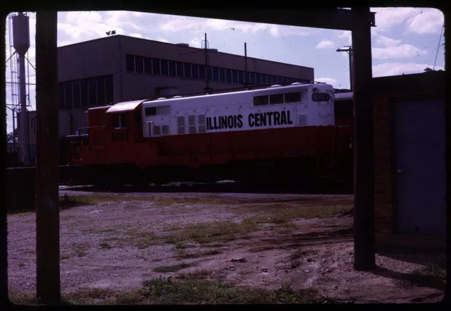 Original Rail Slide - IC Illinois Central 9083 no location 8-1967