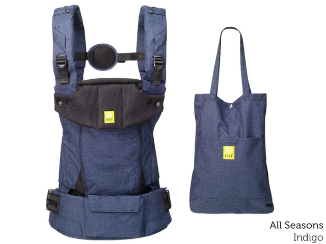 Lillebaby Sérénité Tous Seasons - Premium Porte-Bébé - Indigo Bleu - Neuf Rare