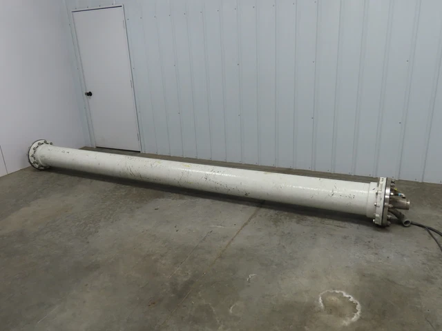 In-Line Multi-Stage Stainless Turbine Torpedo Pump 3" Inlet 40Hp 125GPM 15' Pipe