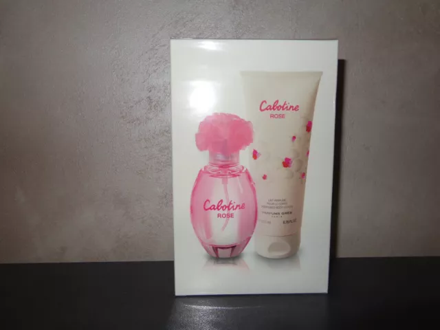 Coffret Cabotine rose eau de toilette 100 ml + lait parfumé pour le corps 200 ml