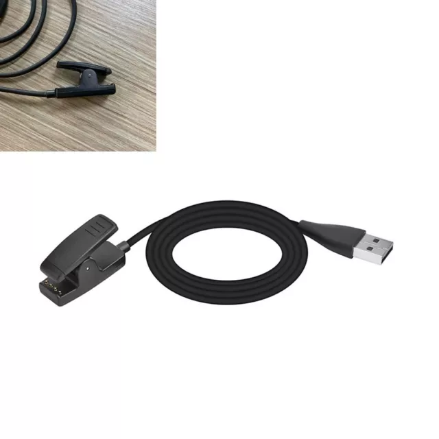 USB Charging Cable Clip Charger Cord For Garmin Vivomove HR/Approach S6 S20 G10