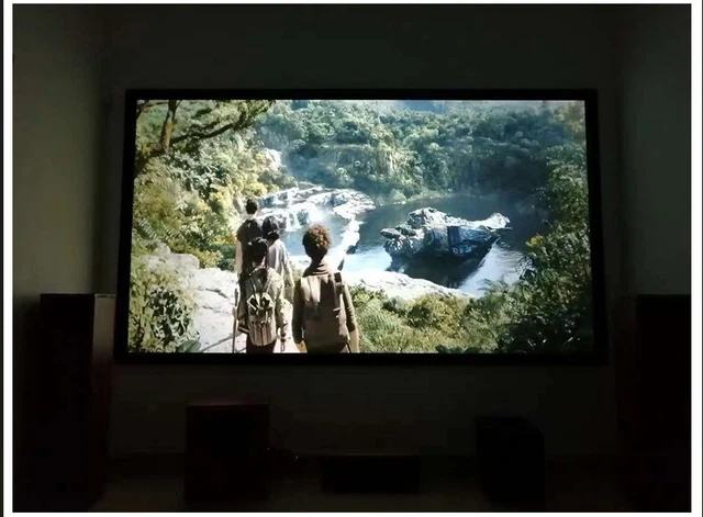 Outdoor Large Projector Screen 11.48in*4.92in for Square Activities Celebration