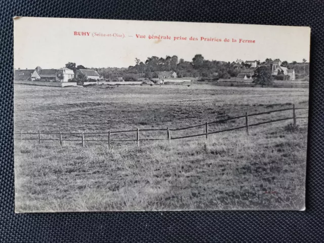 CPA 95 BUHY - Vue Générale prise des Prairies de la Ferme