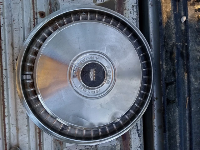 1969-1991 Ford Motor Company Vintage Machined Metal Hub Cap Wheel Cover #391