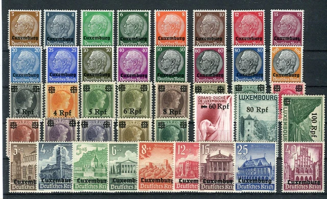 Luxemburg Deutsche Besetzung 1 -41 komplett postfrisch (G2765)