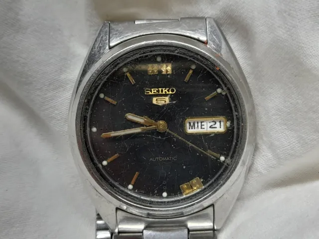 Vintage Seiko Automatic 21 Jewels 7S26A Day Date