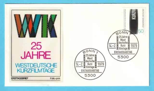 BRD MiNr. 1003 FDC - Westfälische Kurzfilmtage