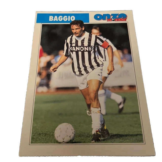 Lot De 3 Posters ONZE MONDIAL – Zidane, Del Piero, Baggio – Juventus & Italie – Années 90