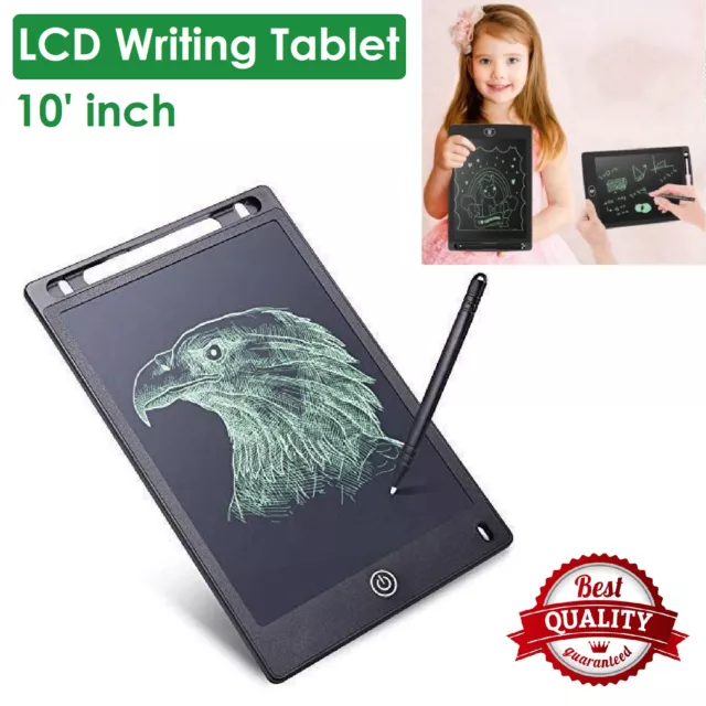 10' inch LCD Writing Tablet Electronic Drawing Board Handwriting Notepad Kids