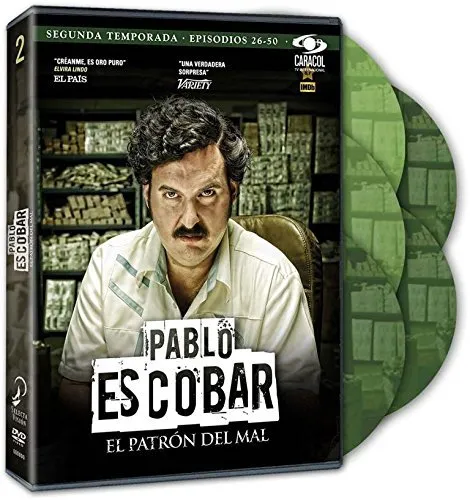 Pablo Escobar El Patron Del Mal -2 Temporada - **Dvd R2** Andres Parra
