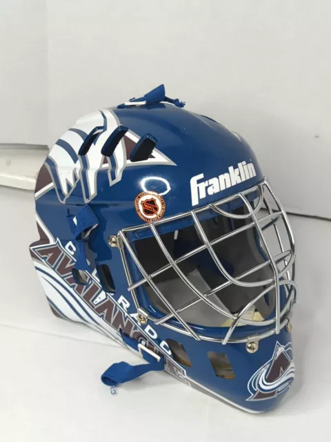 Franklin GFM 1500 Colorado Avalanche Goalie Face Mask