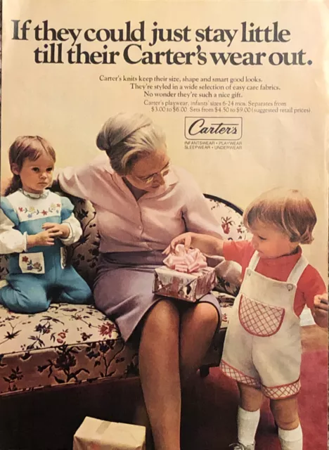 1964 print ad - Carter's little girl Spanky Pants Panties
