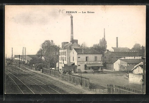 CPA Persan, Les Usines