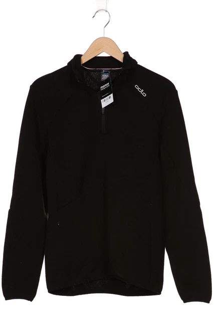 Odlo felpa uomo felpa con cappuccio maglione pullover taglia EU 48 (M) nera #izacheb