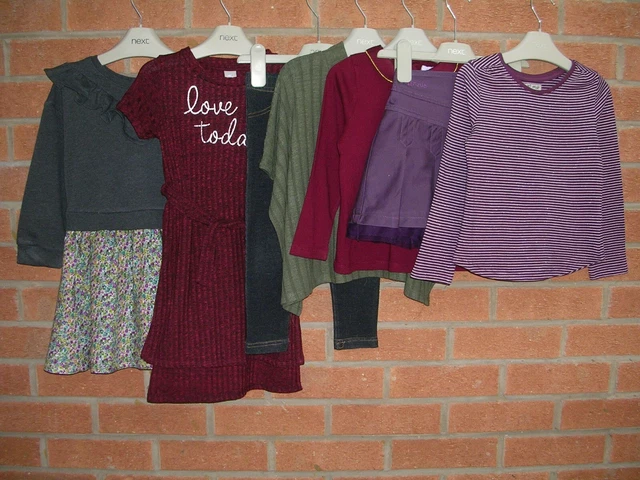 NEXT RIVER ISLAND TU M&S etc Girls Bundle Dress Tops Leggings Age 2-3 98cm