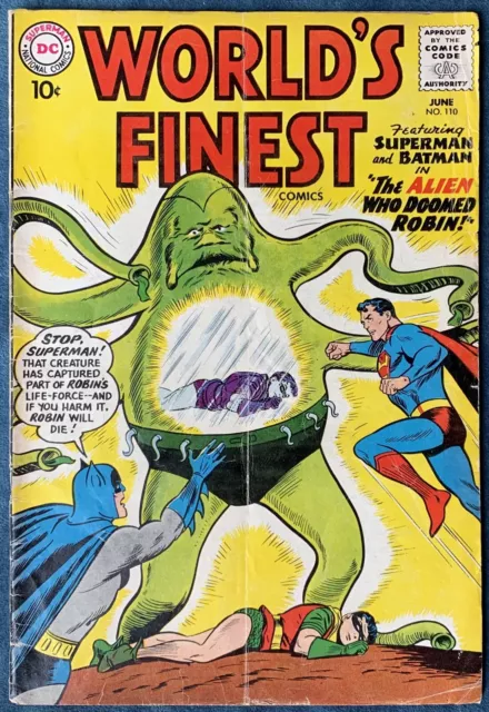 World’s Finest Comics #110  June 1960   Batman  Superman